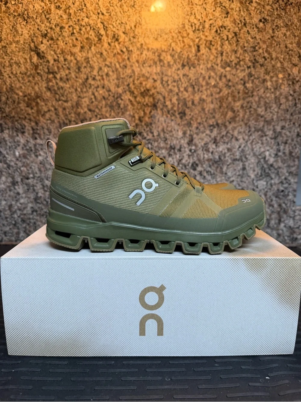 On Running Olive Green Cloudtrax Maira Women’s Hiking Boots